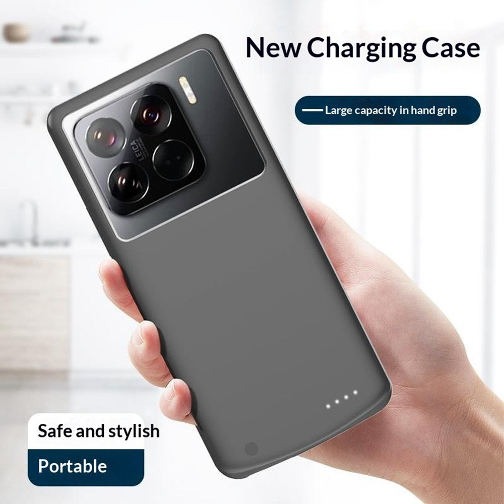 For Xiaomi 15 Pro 10000mAh Battery Charging Case Power Bank Cover LED Indicator Portable Phone Charger