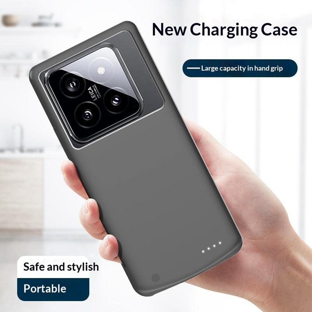 Til Xiaomi 14 Pro 10000mAh Battericover Telefon Bærbar Oplader LED Indikator Power Bank