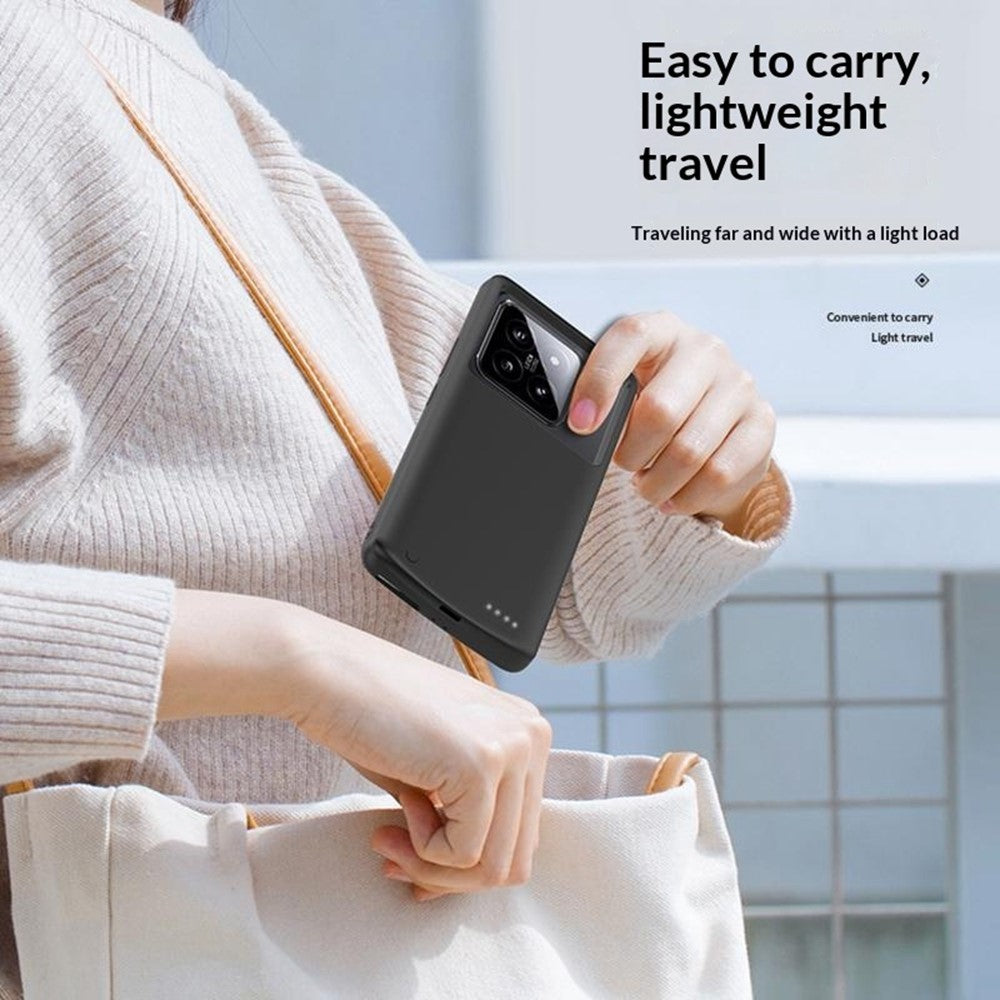 Til Xiaomi 14 Pro 10000mAh Battericover Telefon Bærbar Oplader LED Indikator Power Bank