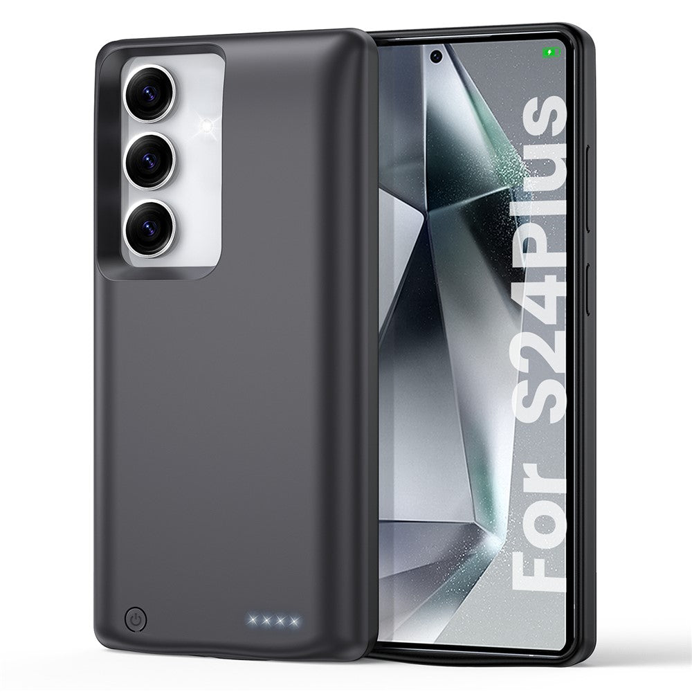 For Samsung Galaxy S25+ / S24+ Phone Battery Case 10000mAh Power Bank Rechargeable Extended Battery Pack