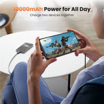 For Samsung Galaxy S25+ / S24+ Phone Battery Case 10000mAh Power Bank Rechargeable Extended Battery Pack