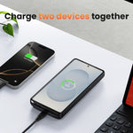 For Samsung Galaxy S25+ / S24+ Phone Battery Case 10000mAh Power Bank Rechargeable Extended Battery Pack