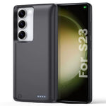 10000mAh Battericover til Samsung Galaxy S22 / S23 – Genopladelig Powerbank Batteripakke Beskyttelsescover med LED-indikator