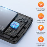 10000mAh Phone Battery Case for Samsung Galaxy S25 Ultra Rechargeable Power Bank Battery Pack Protective Cover with LED Indicator