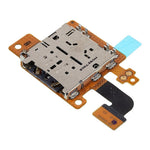 For Samsung Galaxy Tab S6 SM-T865 (LTE) OEM SIM Card Reader Contact Flex Cable Replacement (without Logo)