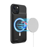 B98 til iPhone 13 6,1 tommer 7000mAh genopladeligt battericover, der er kompatibelt med MagSafe trådløs oplader (understøtter lyd)