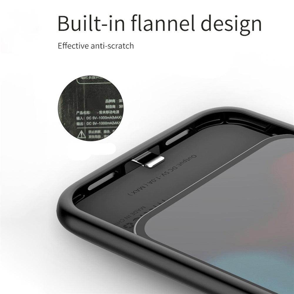 B98S For iPhone 13 Pro 6.1 inch 7000mAh Charging Case Rechargeable Battery Back Shell Compatible with MagSafe Wireless Charger (Support Audio)