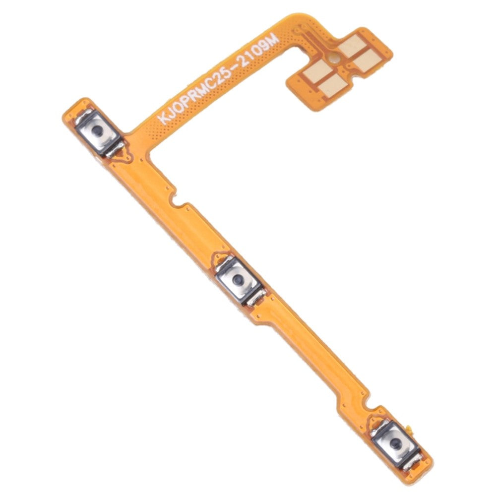 For Realme C25 Power On/Off and Volume Flex Cable Replacement Part (without Logo)