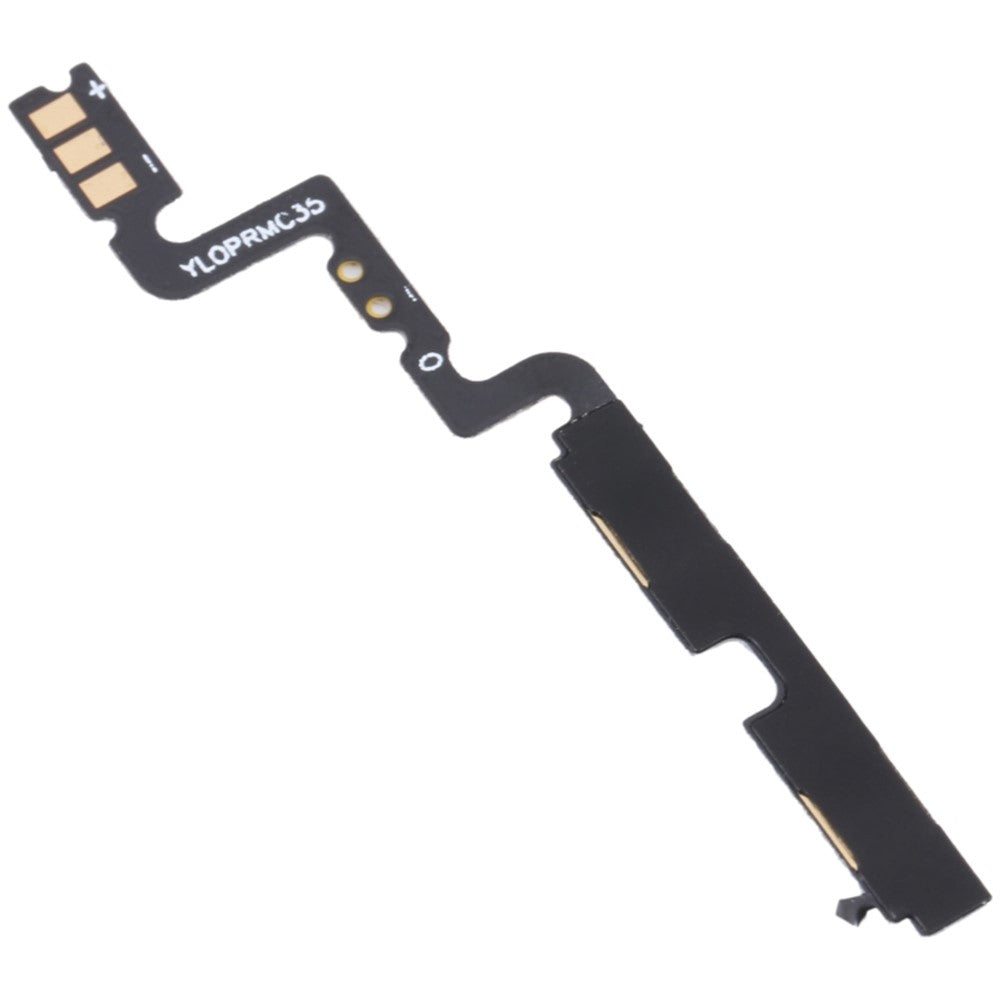 Til Realme C35 4G volumenknap-flexkabel reservedel (uden logo)