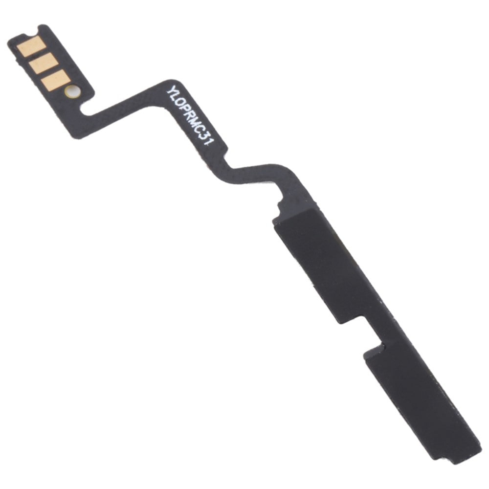 For Realme C31 RMX3501 volumenknap, flekskabel, reservedel (uden logo)