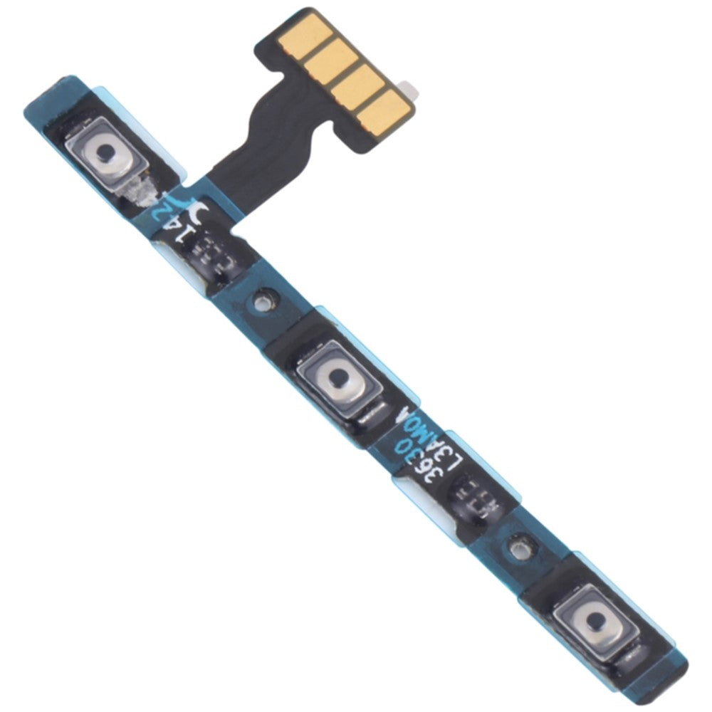Til Xiaomi 12 5G Tænd/sluk og volumen Flex-kabel udskiftningsdel (uden logo)