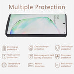 T20 For Samsung Galaxy S22 5G Kickstand Design 4800mAh Soft TPU Edge Phone Charging Case Extended Battery Power Bank