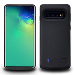 E27 For Samsung Galaxy S10 4G 6000mAh Rechargeable Extended Battery Back Case Folding Kickstand Design Soft TPU Edge Phone Charger