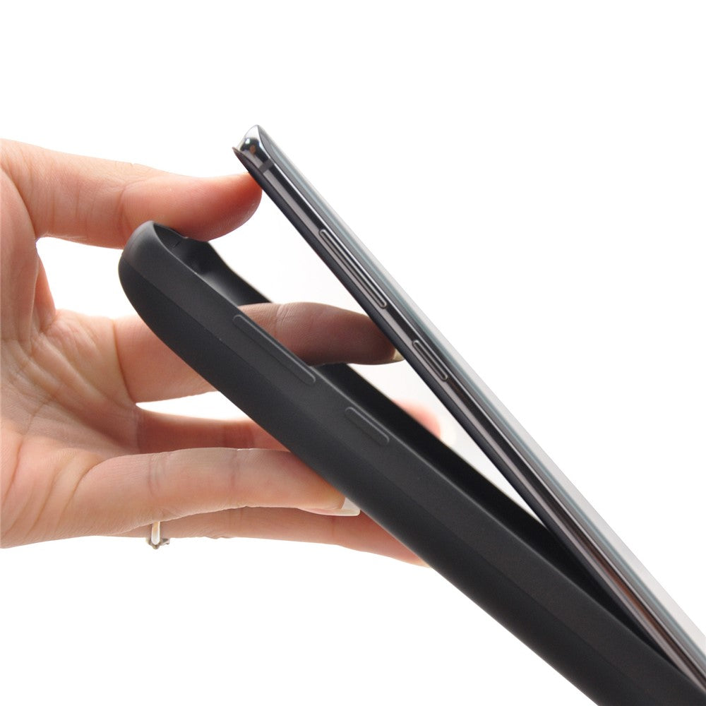E27 For Samsung Galaxy S10 4G 6000mAh Rechargeable Extended Battery Back Case Folding Kickstand Design Soft TPU Edge Phone Charger