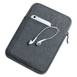 Slim Carrying Case for 8-inch Tablets Sleeve Bag Waterproof Protective Bag with Pouch