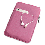 Slim Carrying Case for 8-inch Tablets Sleeve Bag Waterproof Protective Bag with Pouch