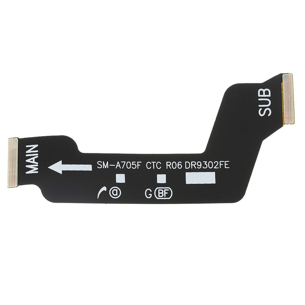For Samsung Galaxy A70 A705 Motherboard Dock-forbindelsesflexkabel udskiftningsdel (uden logo)