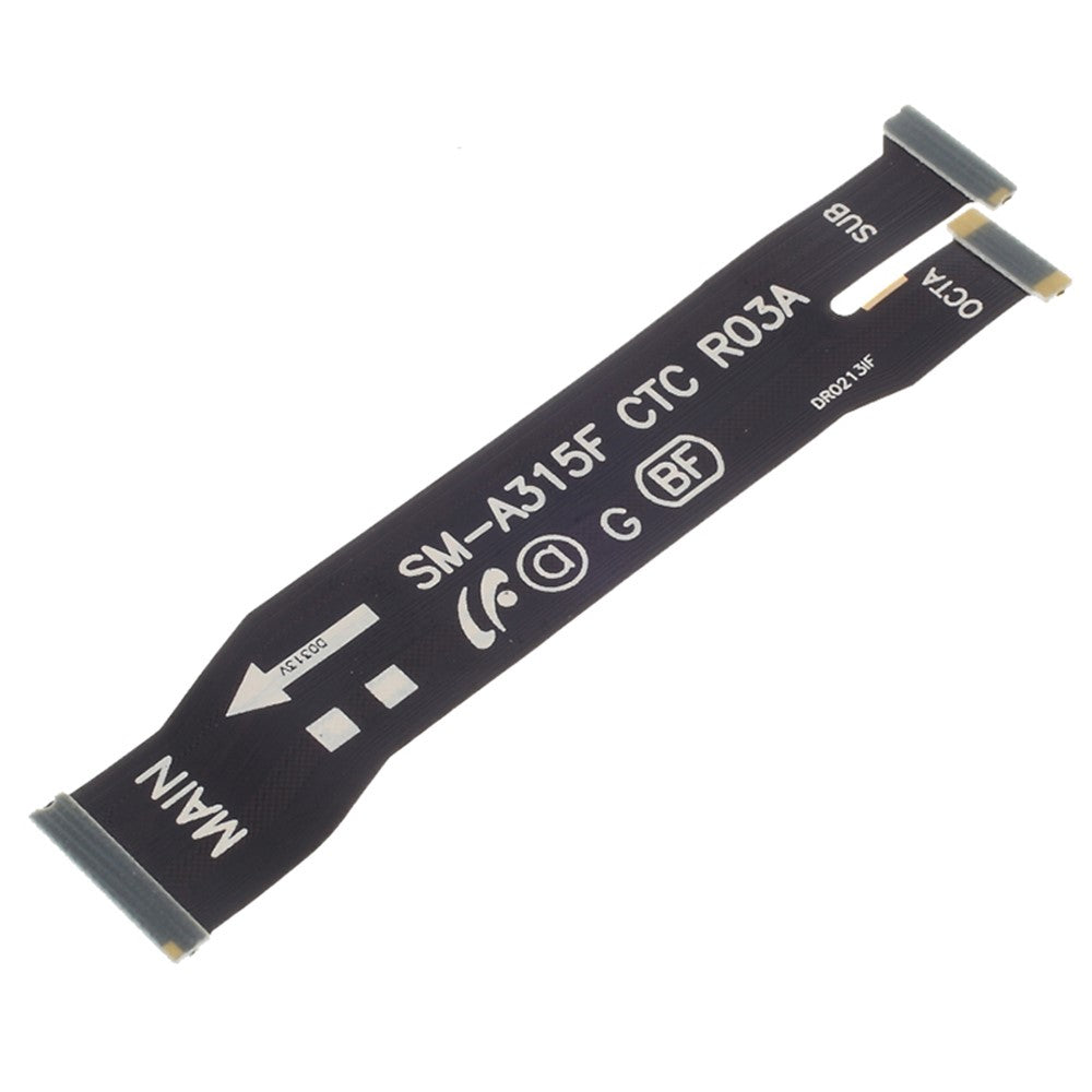 Til Samsung Galaxy A31 A315 bundkort dockstik flekskabel reparationsdel (uden logo)