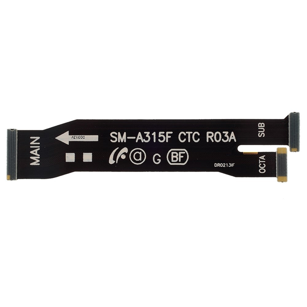 Til Samsung Galaxy A31 A315 bundkort dockstik flekskabel reparationsdel (uden logo)