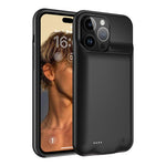 D98 Battericover til iPhone 15 Pro Max, 8500mAh Udvidet Genopladeligt Opladningscover