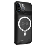 G98S Battery Case for iPhone 15 Pro Max , 8500mAh Power Bank Portable Charging Phone Case Compatible with Magsafe