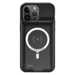 G98S Battery Case for iPhone 15 Pro Max , 8500mAh Power Bank Portable Charging Phone Case Compatible with Magsafe