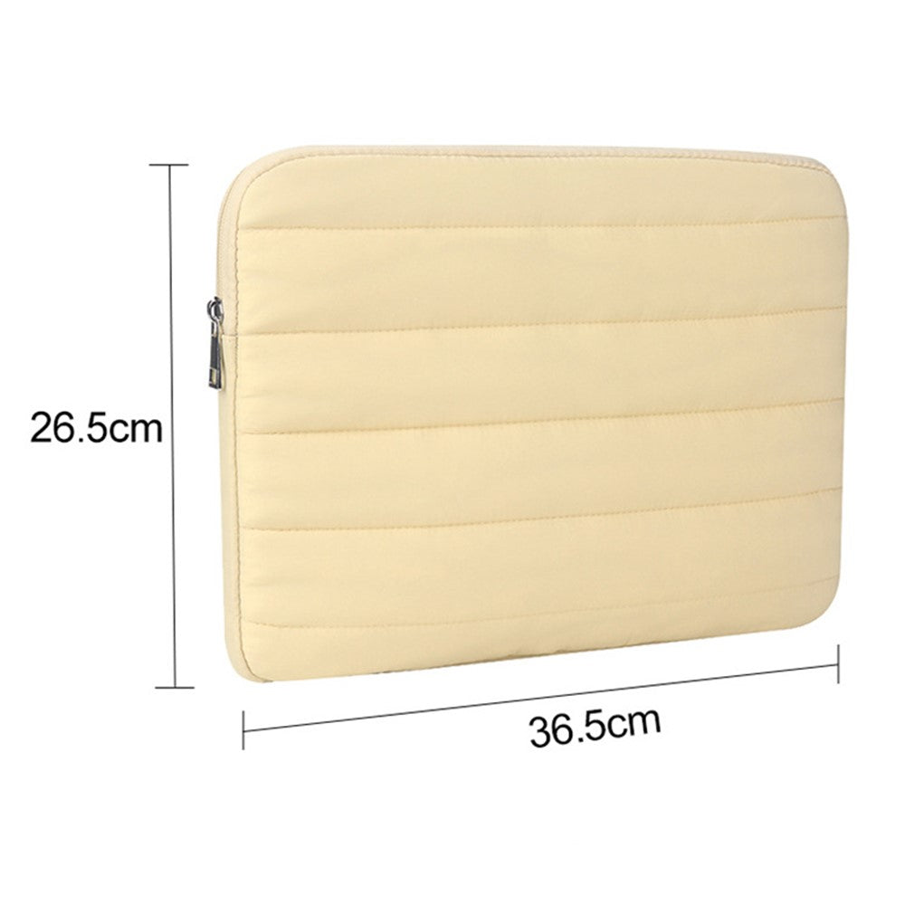 CL283 For 13-14 Inch Laptop Down Jacket Design Notebook Sleeve Portable Zipper Bag