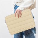 CL283 For 13-14 Inch Laptop Down Jacket Design Notebook Sleeve Portable Zipper Bag