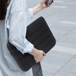 CL283 For 13-14 Inch Laptop Down Jacket Design Notebook Sleeve Portable Zipper Bag