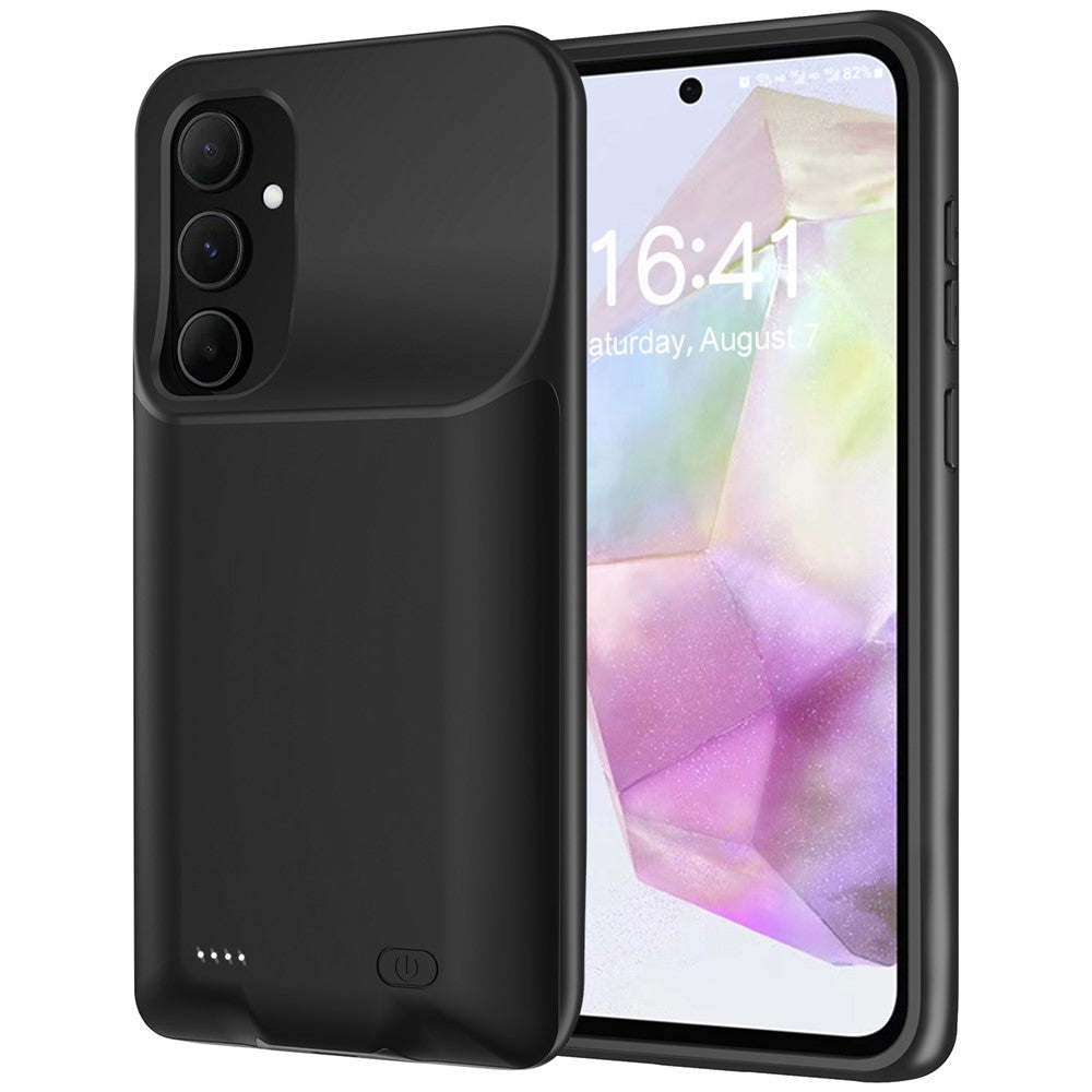 For Samsung Galaxy A55 5G 10000mAh Power Bank TPU Phone Case External Battery Pack