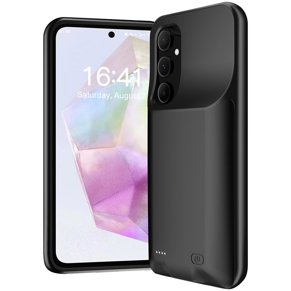 For Samsung Galaxy A55 5G 10000mAh Power Bank TPU Phone Case External Battery Pack