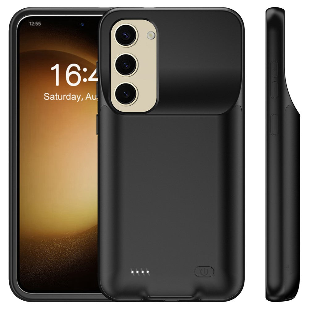For Samsung Galaxy S23+ 10000mAh Rechargeable Extended Battery TPU+ABS Phone Back Charging Case