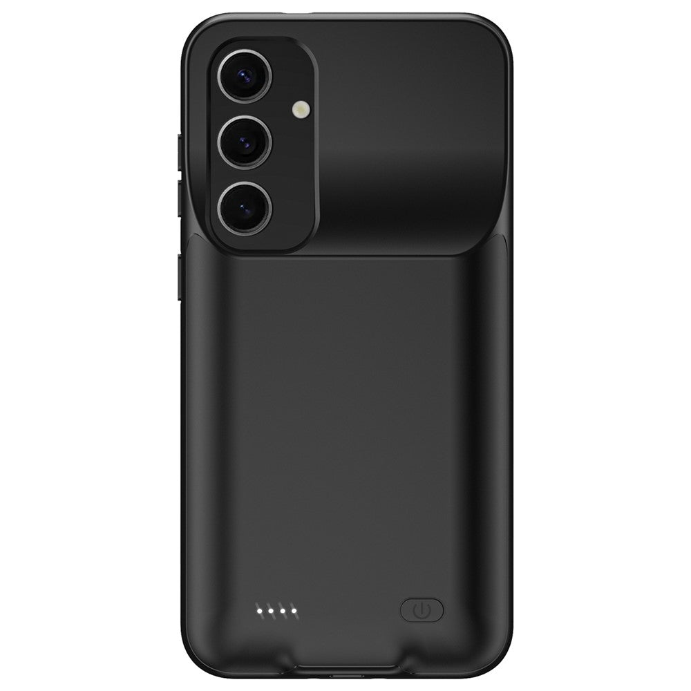 For Samsung Galaxy S24+ 10000mAh Extended Battery TPU Edge Cellphone Back Charging Case