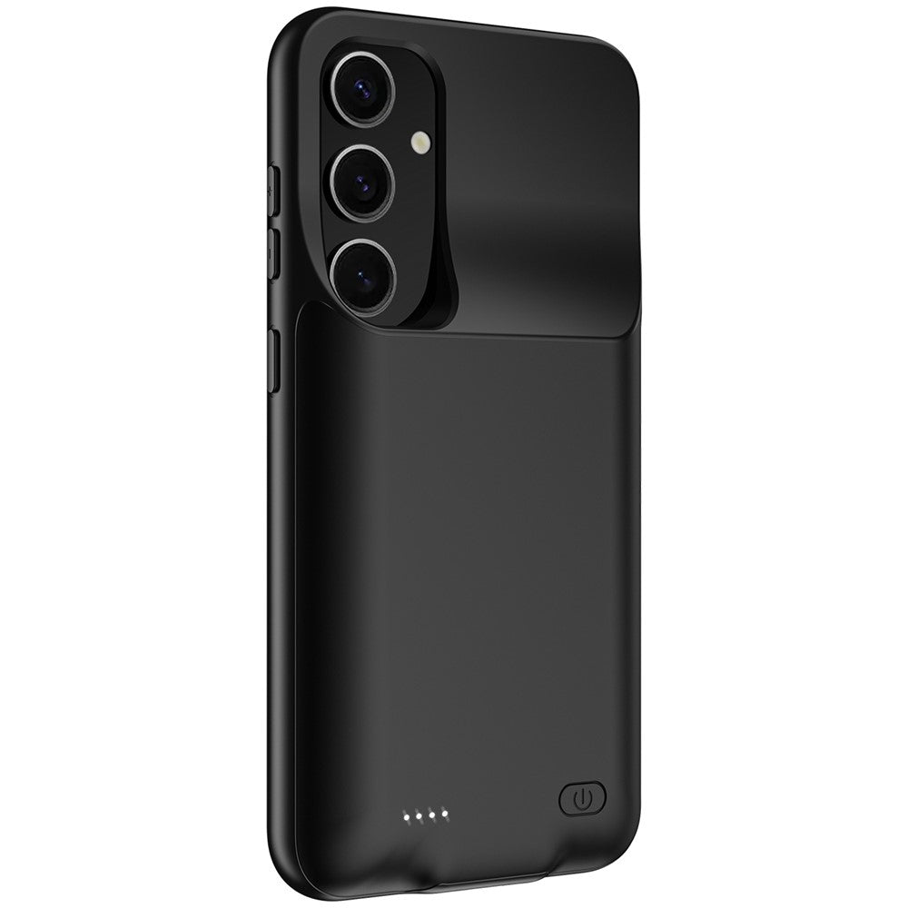 For Samsung Galaxy S24 10000mAh External Battery TPU+ABS Charging Case with LED Indicators
