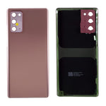 For Samsung Galaxy Note20 N980 N981 OEM Plastic Battery Housing with Adhesive Sticker + Camera Lens Ring Cover