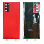 For Samsung Galaxy Note20 N980 N981 OEM Plastic Battery Housing with Adhesive Sticker + Camera Lens Ring Cover
