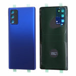 For Samsung Galaxy Note20 N980 N981 OEM Plastic Battery Housing with Adhesive Sticker + Camera Lens Ring Cover