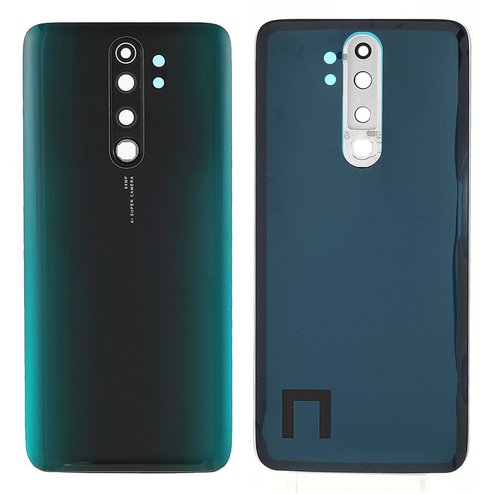 Til Xiaomi Redmi Note 8 Pro batterihus bagcover med kameralinsering cover udskiftning (uden logo)