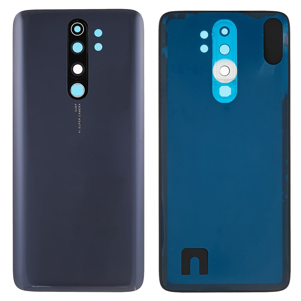 Til Xiaomi Redmi Note 8 Pro batterihus bagcover med kameralinsering cover udskiftning (uden logo)