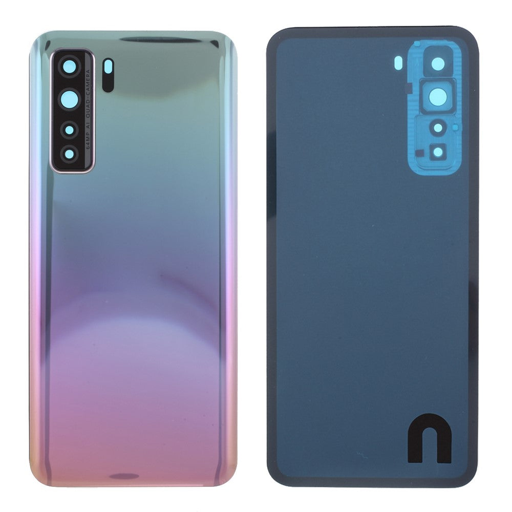 Bagdæksel til batteri med kameraring (uden logo) til Huawei P40 Lite 5G