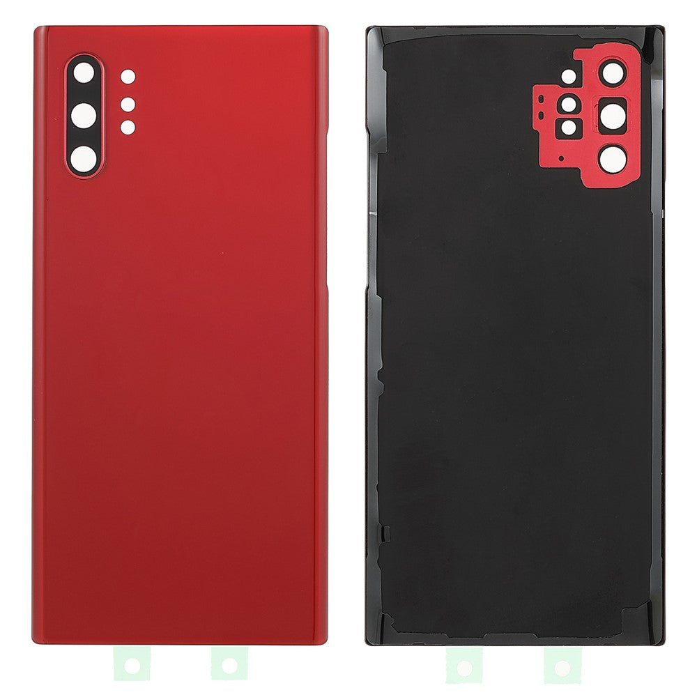 Back Battery Housing Cover with Camera Ring Lens Cover Part (without Logo) for Samsung Galaxy Note 10 Plus 4G