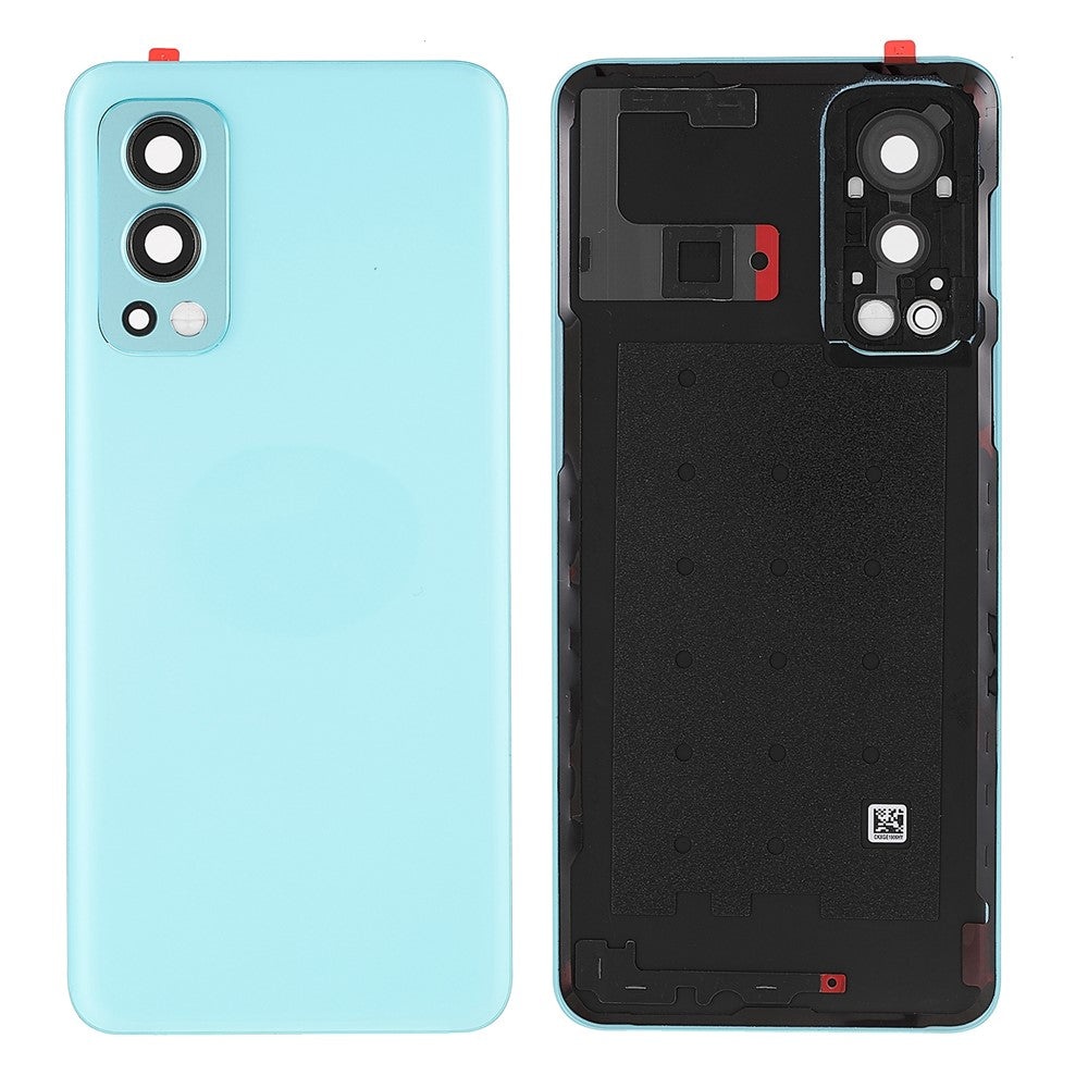 For OnePlus Nord 2 5G OEM Battery Back Cover Rear Door Housing Replacement with Camera Lens Ring Cover