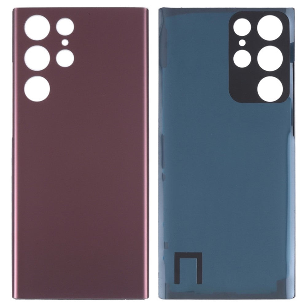 For Samsung Galaxy S22 Ultra 5G S908 Battery Housing Cover with Adhesive Sticker Replacement Parts