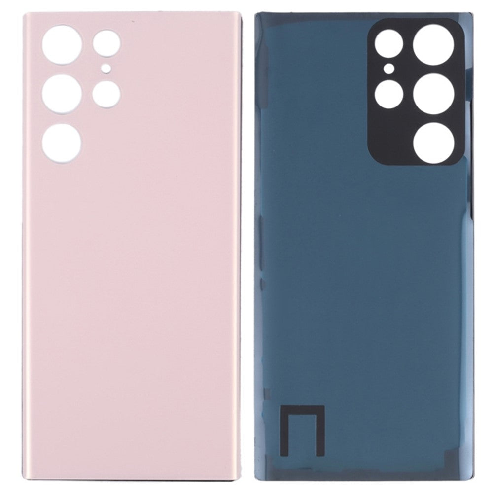 For Samsung Galaxy S22 Ultra 5G S908 Battery Housing Cover with Adhesive Sticker Replacement Parts