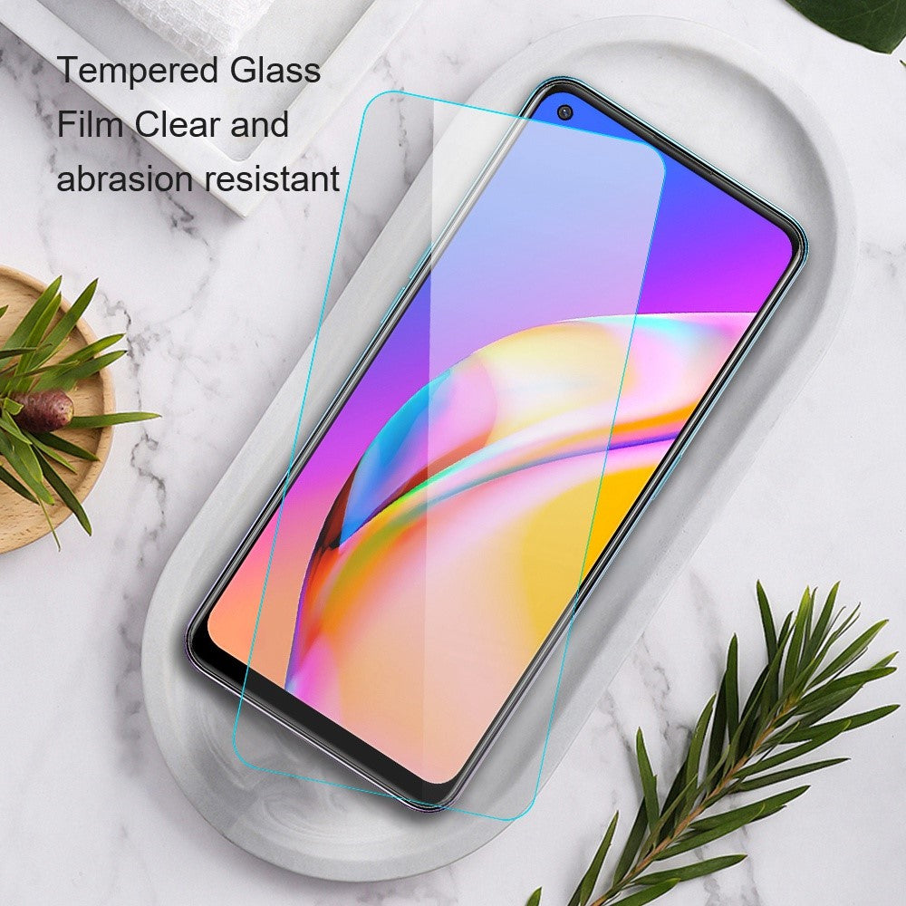 AMORUS For Oppo Find X5 Lite 2.5D Arc Edge High Aluminum-silicon Glass Fingerprint-proof Sensitive Touch Screen Protector