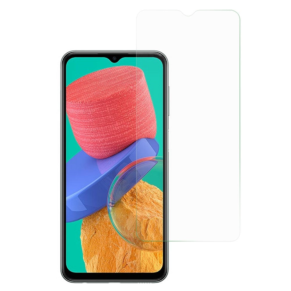 AMORUS För Samsung Galaxy M33 5G (Global Version) 2.5D Hög Aluminium-Silicon Glas Skärmskydd 9H Hårdhet Anti-fingeravtrycksfilm