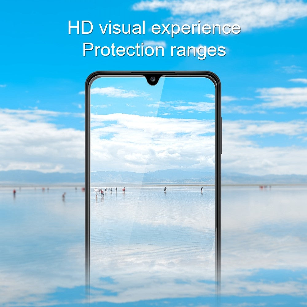 AMORUS For Samsung Galaxy M53 5G High Aluminum-silicon Glass HD Visual 2.5D Arc Edge Anti-explosion Screen Protector