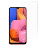 AMORUS til Samsung Galaxy A20s High Aluminium-silicium Glas HD Visuel Film Anti-olie 2.5D Buet Kant Skærmbeskytter