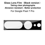 IMAK For Google Pixel 7 Pro 5G Tempered Glass Camera Lens Protector HD Clear Rear Camera Protective Film (Black Version)