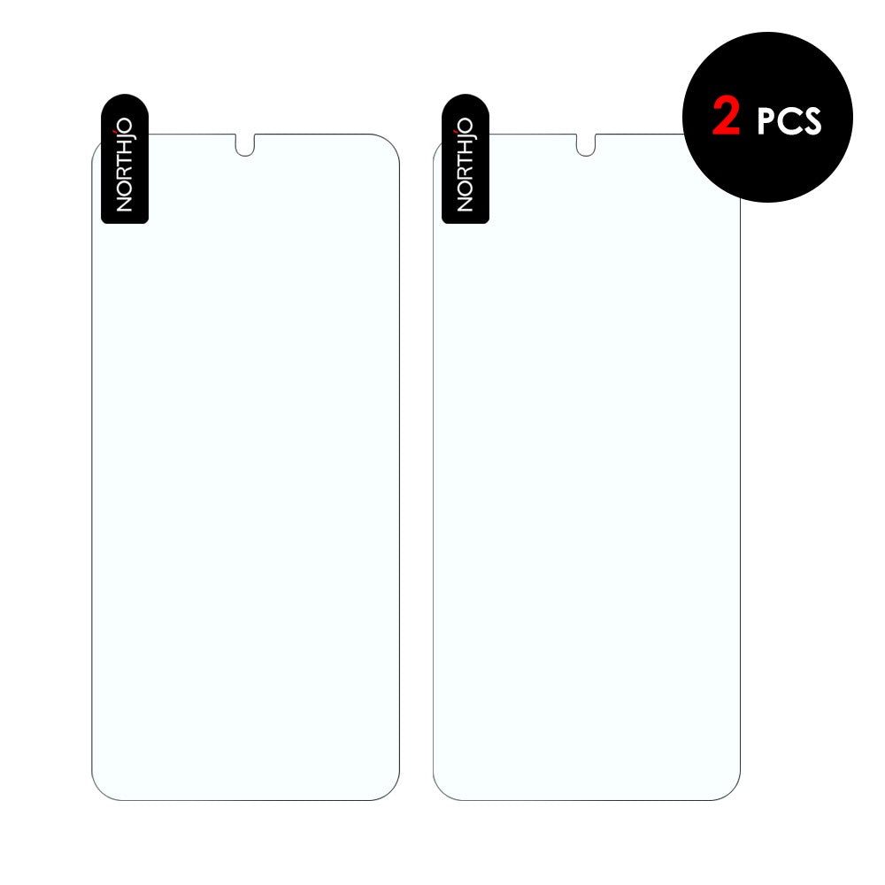NORTHJO 2Pcs/Set for Samsung Galaxy S21 4G/5G 0.18mm Ultra Clear Tempered Glass Film Fingerprint Unlock Screen Protector